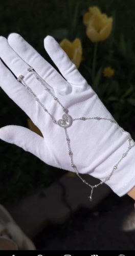Accessories 100232 длина 40 см, вес 8.5 г серебро, плетение фантазийное
