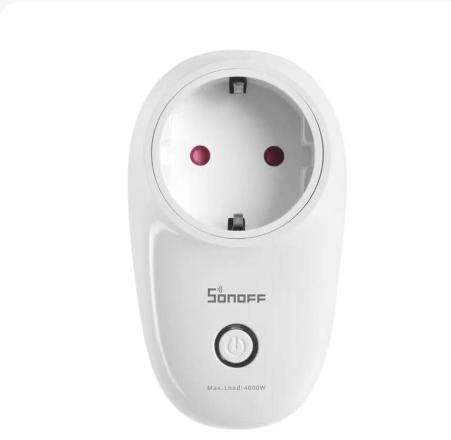 Многофункциональный датчик SONOFF Wi-Fi Smart Plug S26, экосистема: Amazon Alexa, Умный дом Яндекса, Google Home