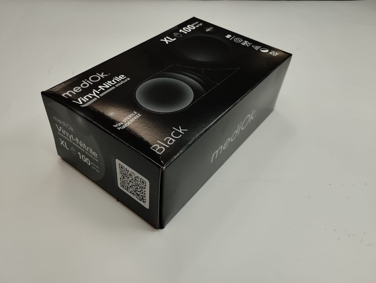 MediOk перчатки Vinyl-Nitrile черный 100 шт