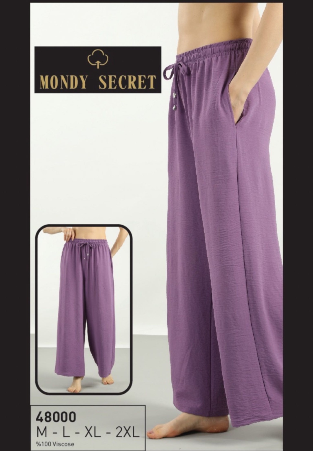 Брюки Mondy Secret сиреневый