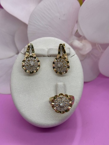 SAR JEWELRY Enirak_Z_34_028_9685_18 вес 9.4 г золото, бриллиант