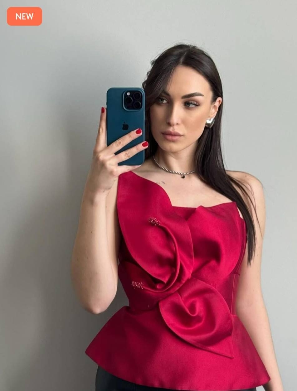 Блузка Alena Goretskaya бордовый