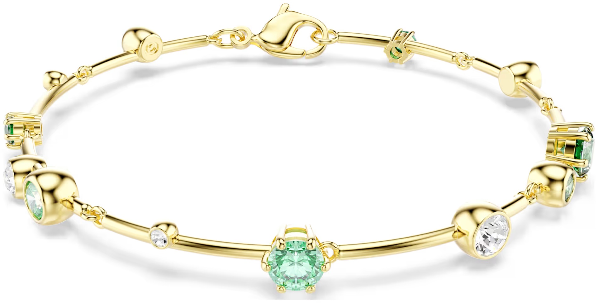 Swarovski длина 20 см бижутерный сплав, кристаллы Swarovski, цирконий