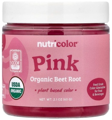 Nutricost Nutricolor™ розовый корнеплод органической свеклы 60 г