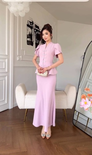 Костюм вечерний LUXE розовый, светло-розовый