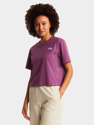 Футболка The North Face фиолетовый