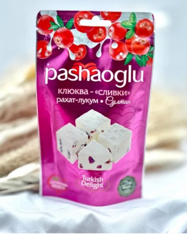 Pashaoglu рахат-лукум со вкусом клюква-сливки 150 г