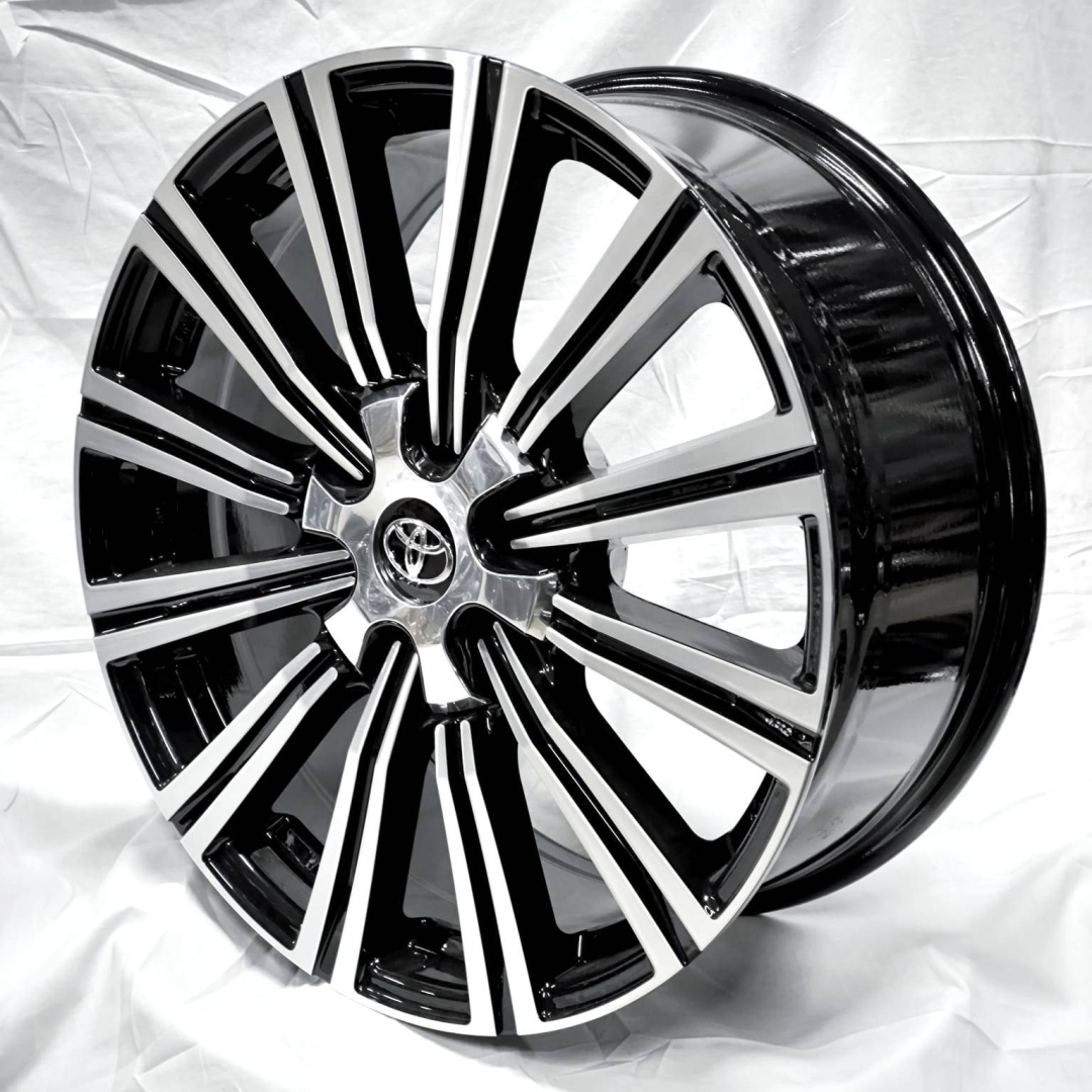 Wheels 1066 8.5x20/6x139.7 D106.1 ET25 4 диска черный, серебристый
