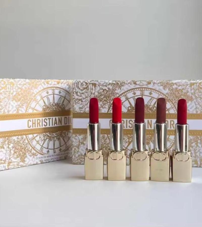 Декоративный набор мини помад DIOR/ROUGE набор декоративной косметики для женщин