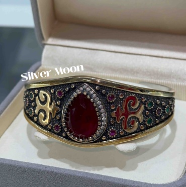 Silver Moon Браслет Хюррем, X650 длина 19 см, вес 31.19 г серебро, латунь, плетение обод