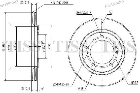 JD Диск Тормозной JBD0042