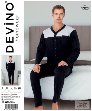 Пижама DEVINO черный