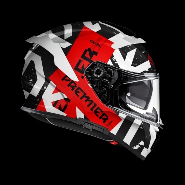 Premier Devil TP 92 красный, белый, черный, черный глянцевый L