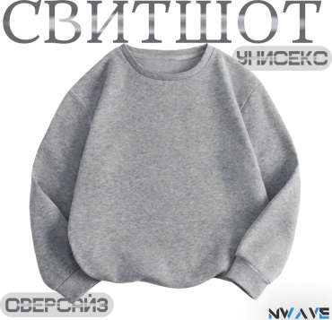 Свитшот NWAVE серый