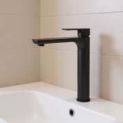 Смеситель для раковины (умывальника) FA-8006BK, однозахватный