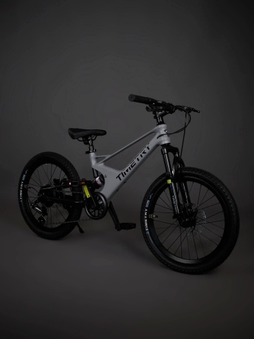 Велосипед Timetry TT230 2025 12 дюймов серый