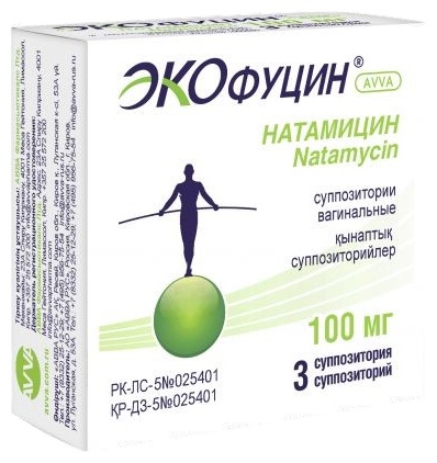 Купить Экофуцин AVVA суппозитории 100 мг 3 шт в Алматы – Магазин на ...