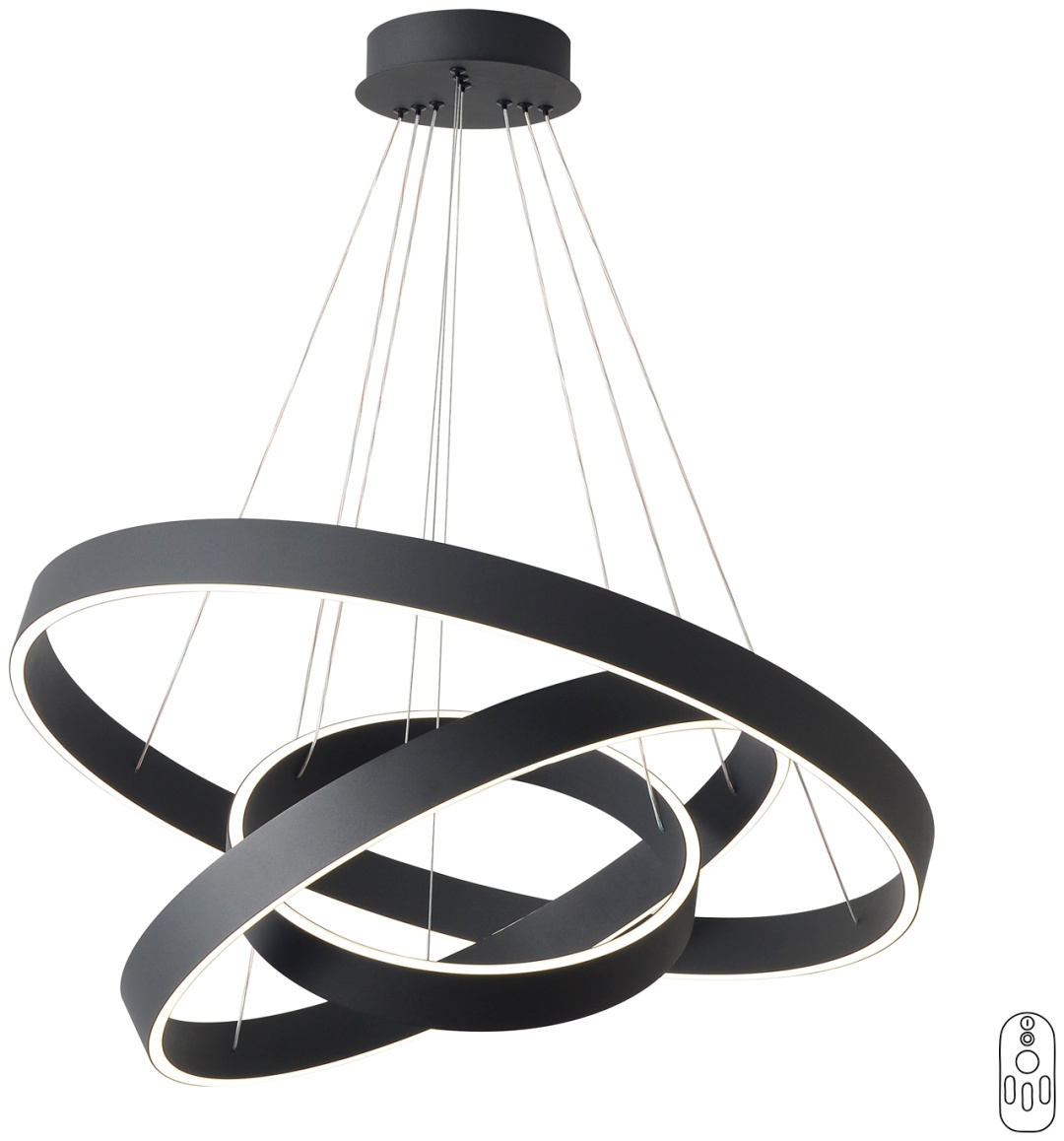 Люстра подвесная Crystal Lux LED, кол-во ламп: 3 шт