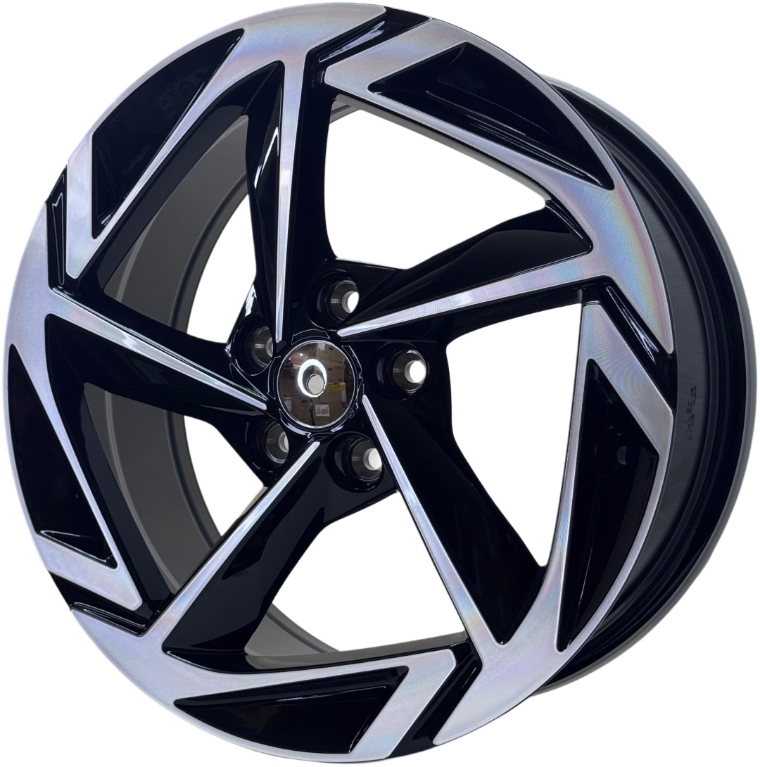 Yixing 1268 WESTWHEELSSSHOP 7.5x18/5x114.3 D67.1 ET48 4 диска черный, хром