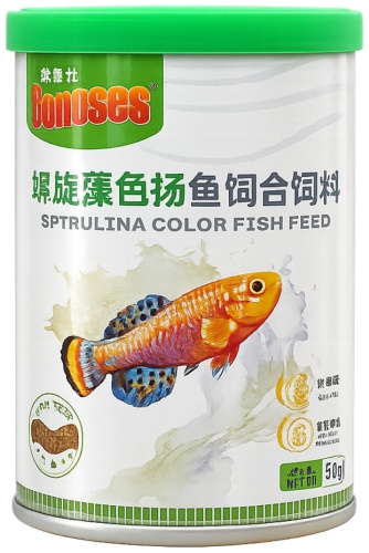 CHINA Spirulina Color Fish Feed гранулы 50 г
