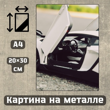 Sequoia VERS картина Картина на металле а4 Автомобили и МОТО-тема 20*30см 20x30 см