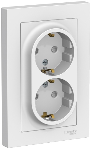 Systeme electric встраиваемая AtlasDesign, электрический цвет белый