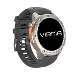 Смарт-часы Virma DM56 GPS 53 мм серебристый-черный