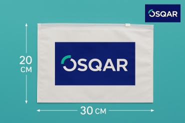 Пакет с замком zip-lock OSQAR 777750 полиэтилен 30 см 100 шт
