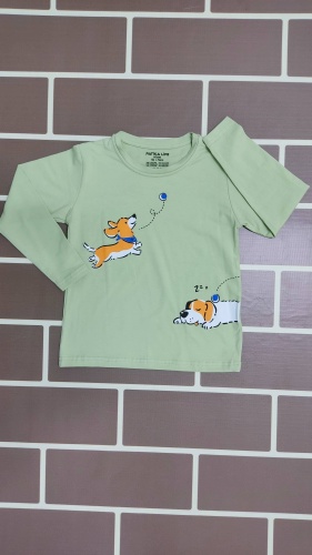 Лонгслив Patika life kids зеленый