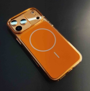 Чехол Dfans Design для Apple iPhone 17 Pro оранжевый