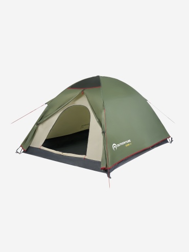 Палатка Outventure 143470OUT кемпинговая количество мест: 3 зеленый