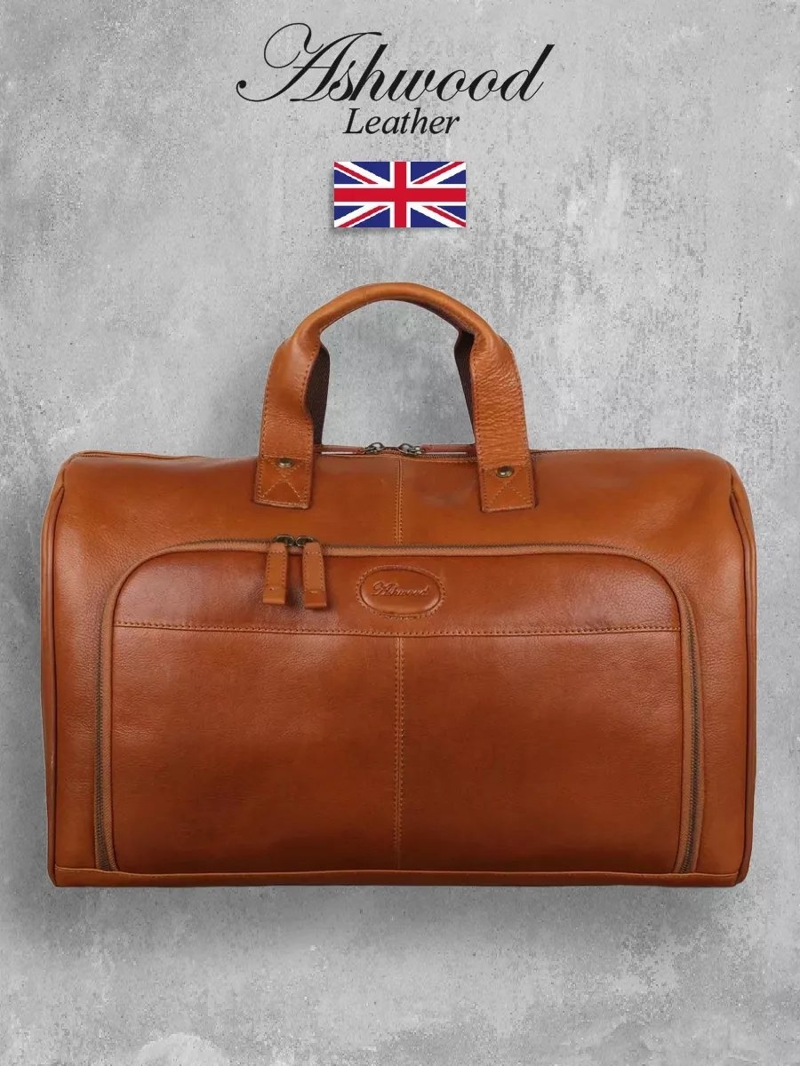 Сумка Ashwood Leather натуральная кожа светло-коричневый 38 л