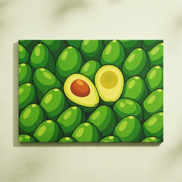 PEMIKAN CRAFT картина Зеленые авокадо 60x40 см