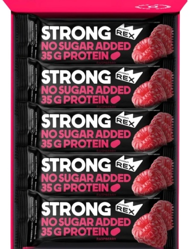 Protein Rex батончик Strong no sugar added малина 12 шт