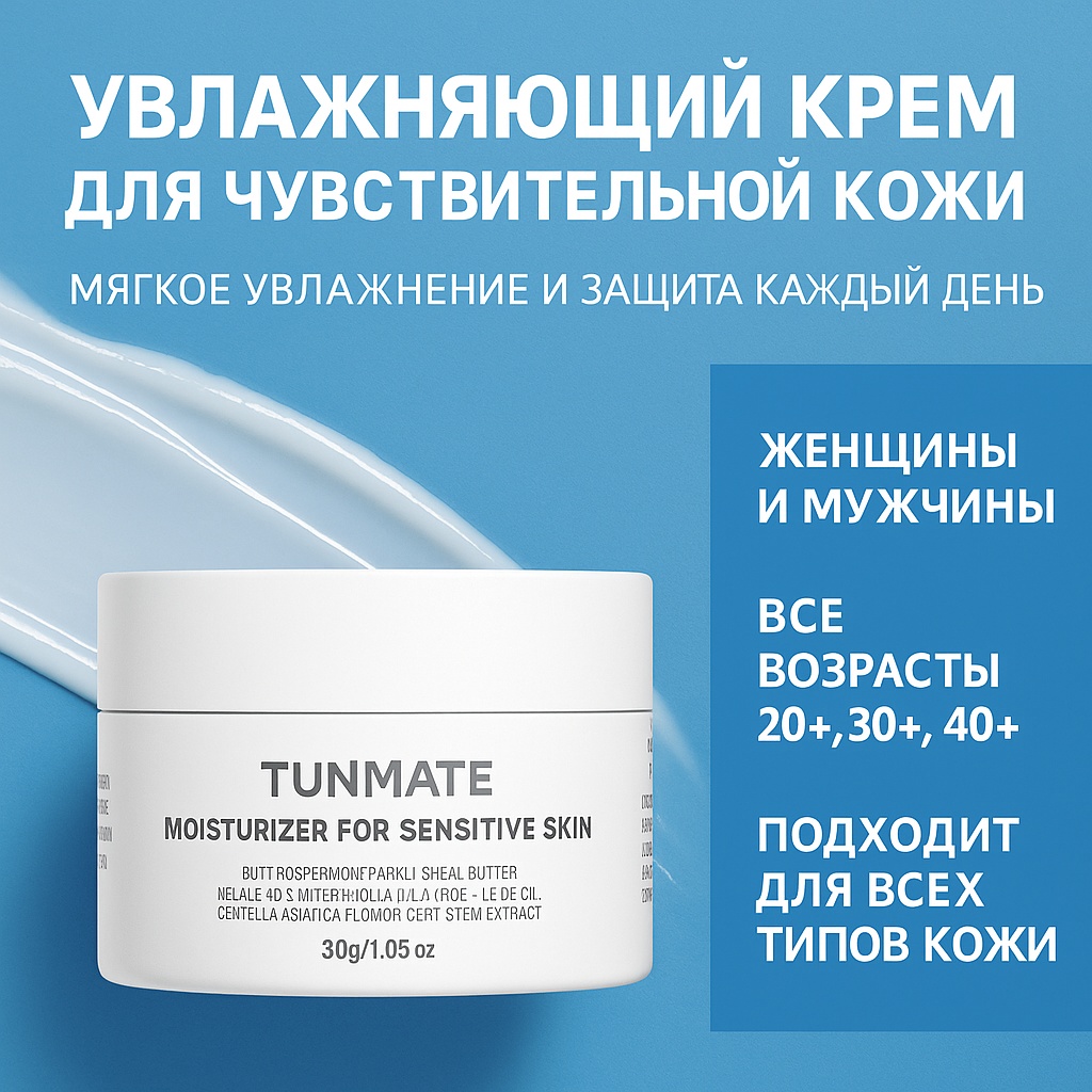 Tunmate крем Moisturizer для лица, для зоны декольте 30 г