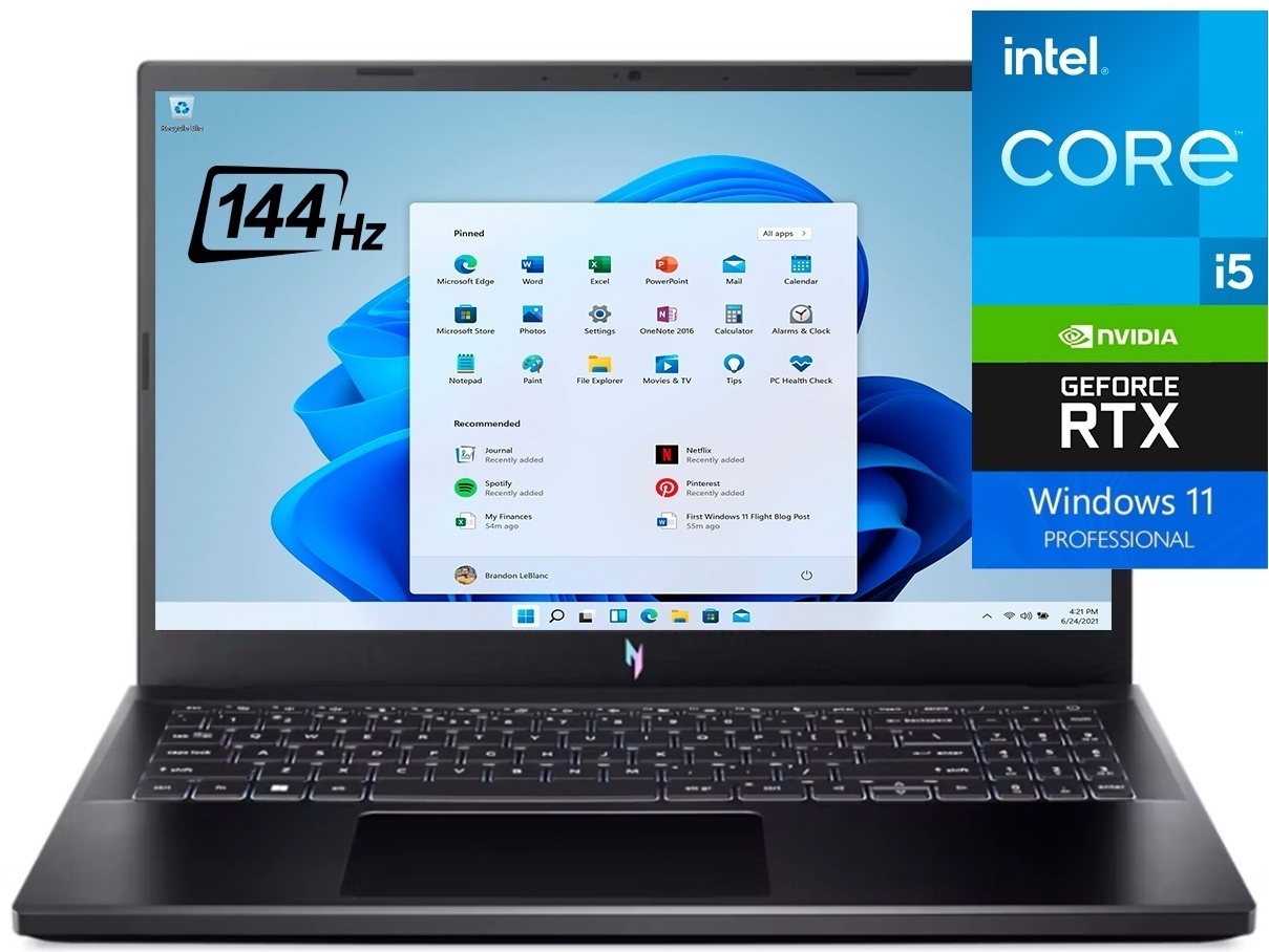 Ноутбук Acer Nitro V 15 15.6" / 32 Гб / SSD 1000 Гб / Win 11 Pro / NH.QNDER.002P