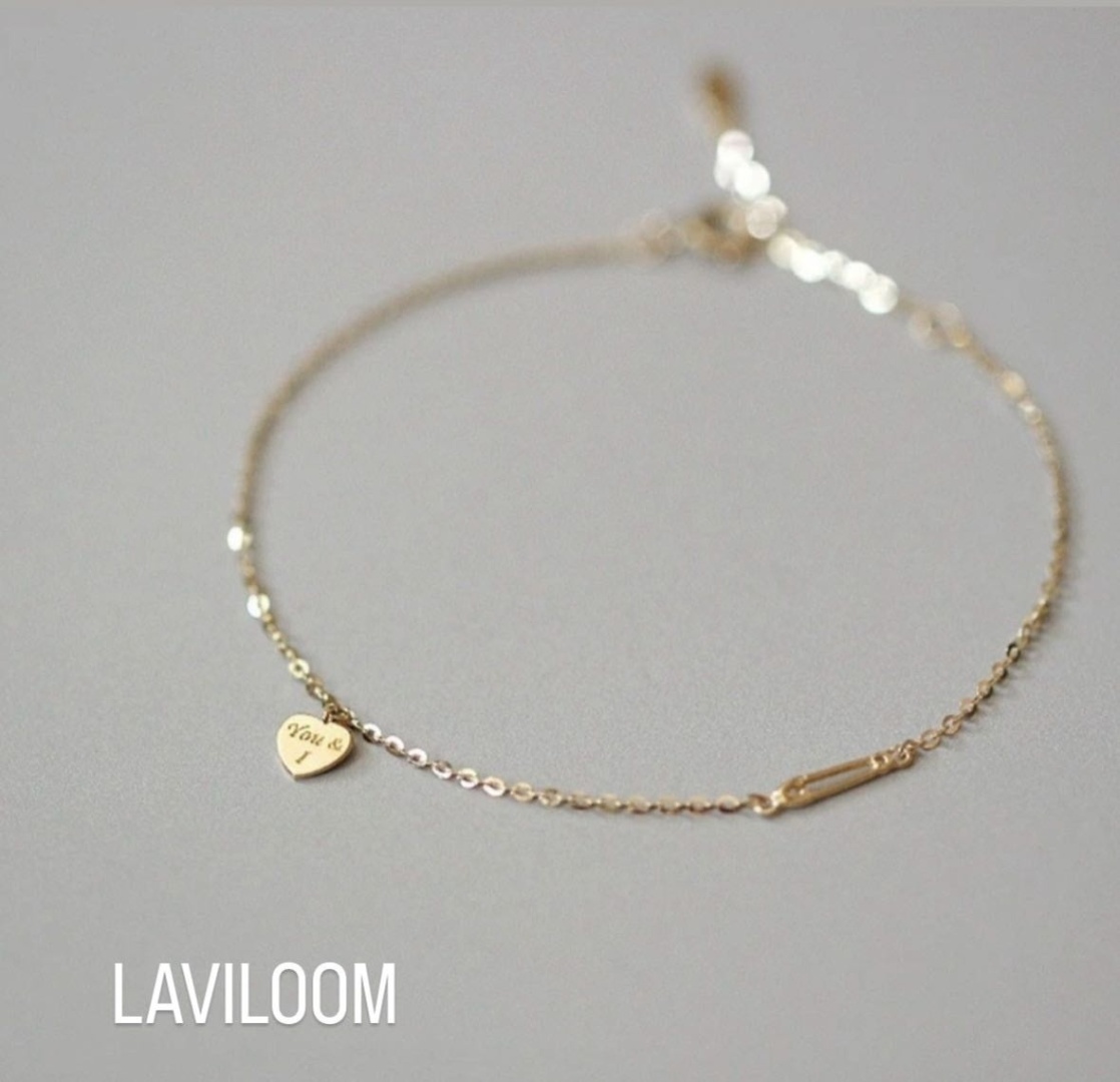 LAVILOOM 16+2cm длина 16 см, вес 1 г серебро, сплав покрытый золотом 14К, плетение обод