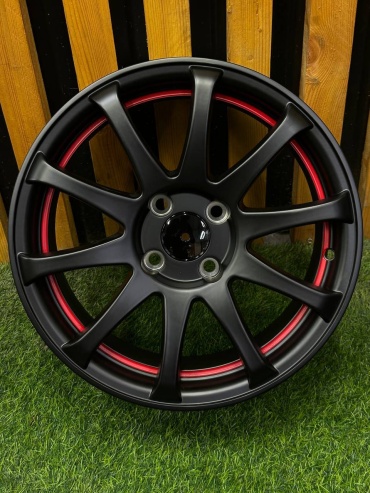 Top Grade 100008 7x15/4x100 D67.1 ET35 4 диска черный, красный