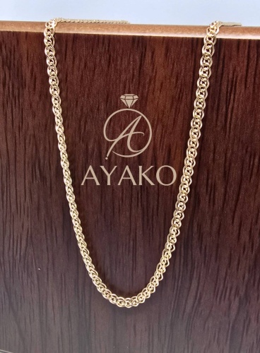 AYAKO 455629413 длина 50 см, вес 2.6 г золото, плетение нонна