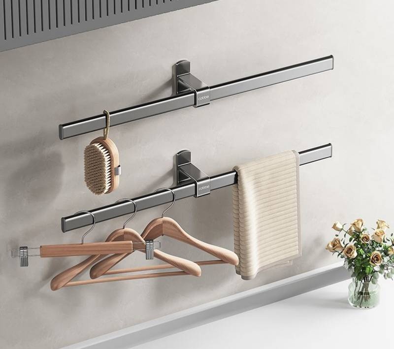 Eva Goods держатель для полотенец, стильный, практичный 1 шт, алюминий