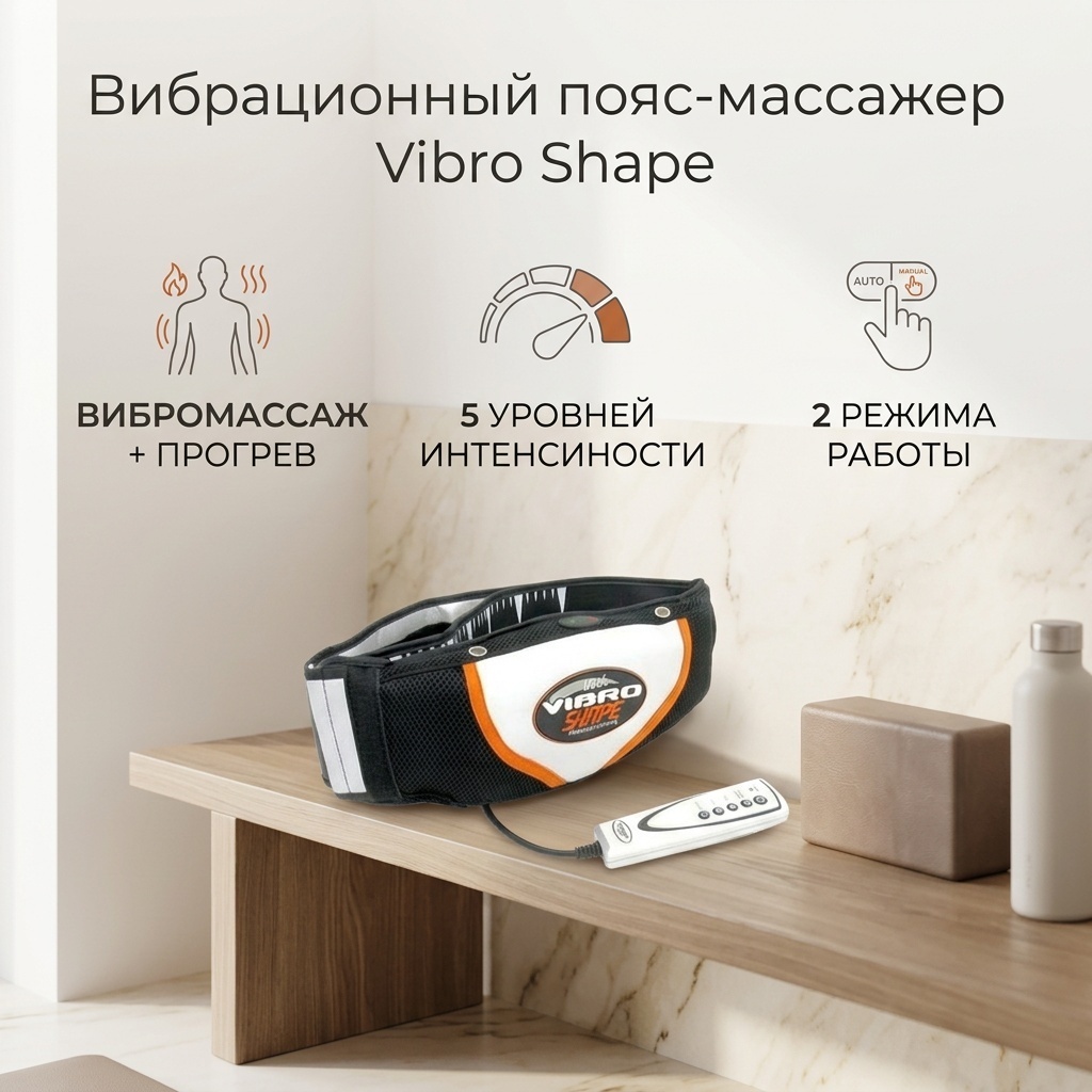 Массажер Vibro Shape Vibro Shape пояс вибрационный