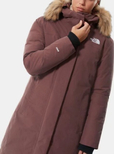 Пуховик The North Face бордовый