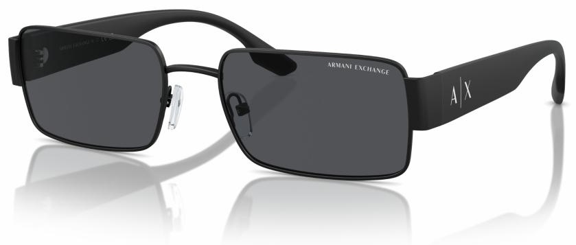 Armani Exchange солнцезащитные очки прямоугольные однотонные
