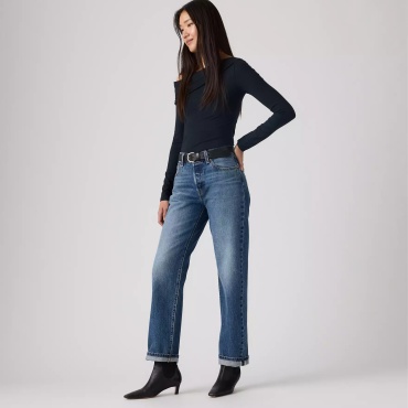 Джинсы прямые Levis синий