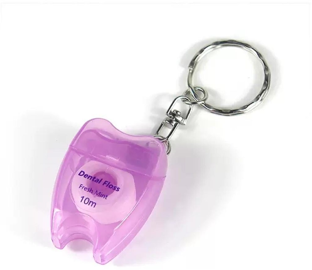 Dental Floss сиреневая ленточная 10 м