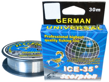 GERMAN монофильная леска Scorpion Universal 0.2 мм прозрачный