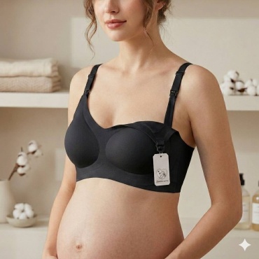 Бюстгальтер для беременных и кормящих Sweetmama.kz черный