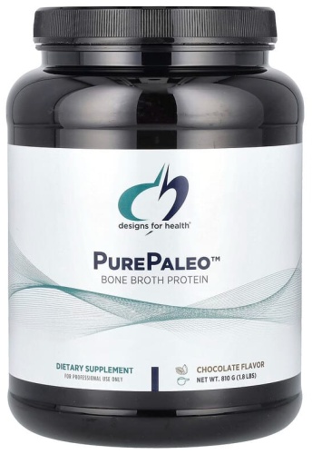 Протеин Designs for health PurePaleo Bone Broth Protein шоколад 810 г