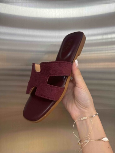 Шлепанцы Fashion бордовый