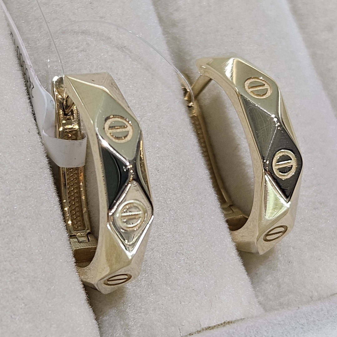 Серьги Gaukhar Jewelry GJ1340-E вес 2.64 г золото, без вставок